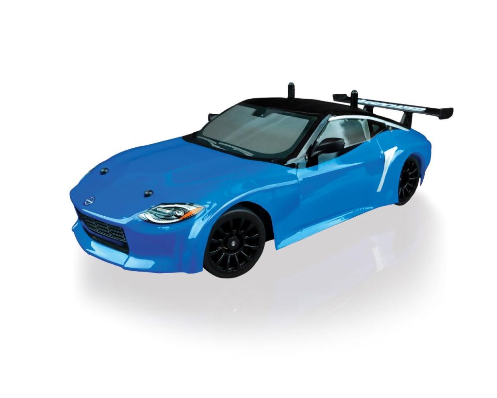 Team Associated SR27 2023 Nissan Z 1/27 Scale RTR Electric RC Car with NiMH Battery and Charger - Blue