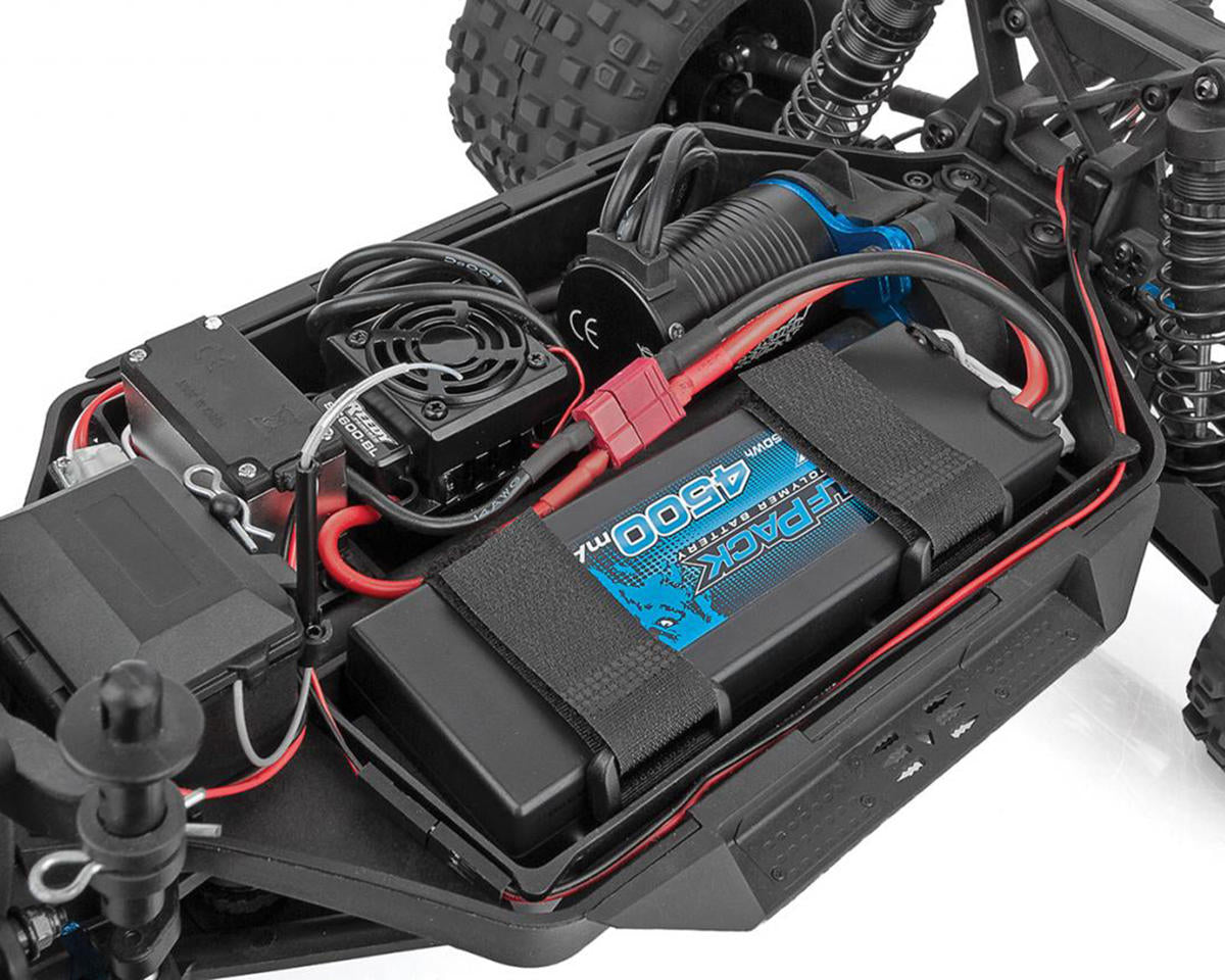 Team Associated RIVAL MT10 V2 1/10 Scale 4WD Brushless Monster Truck RTR - Red