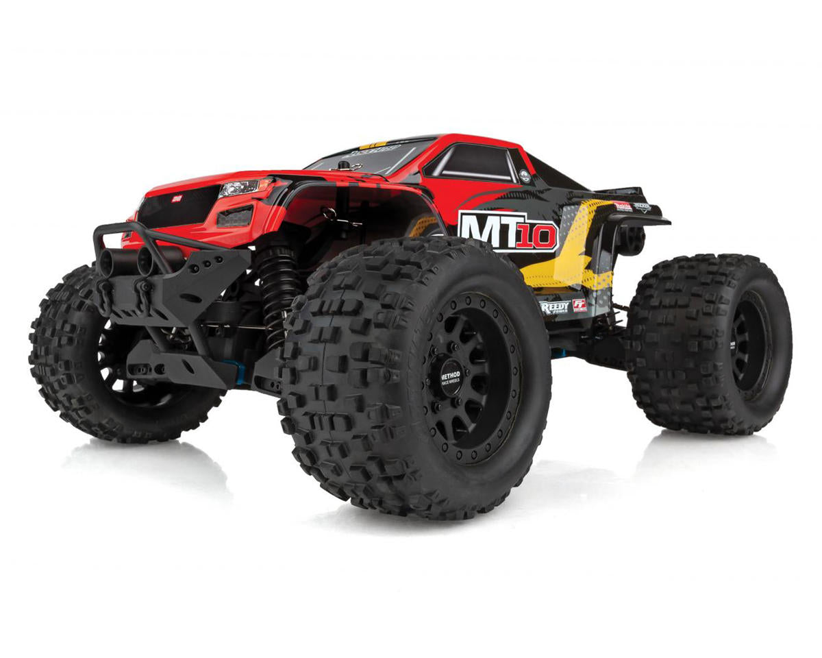 Team Associated RIVAL MT10 V2 1/10 Scale 4WD Brushless Monster Truck RTR LiPo Combo - Red
