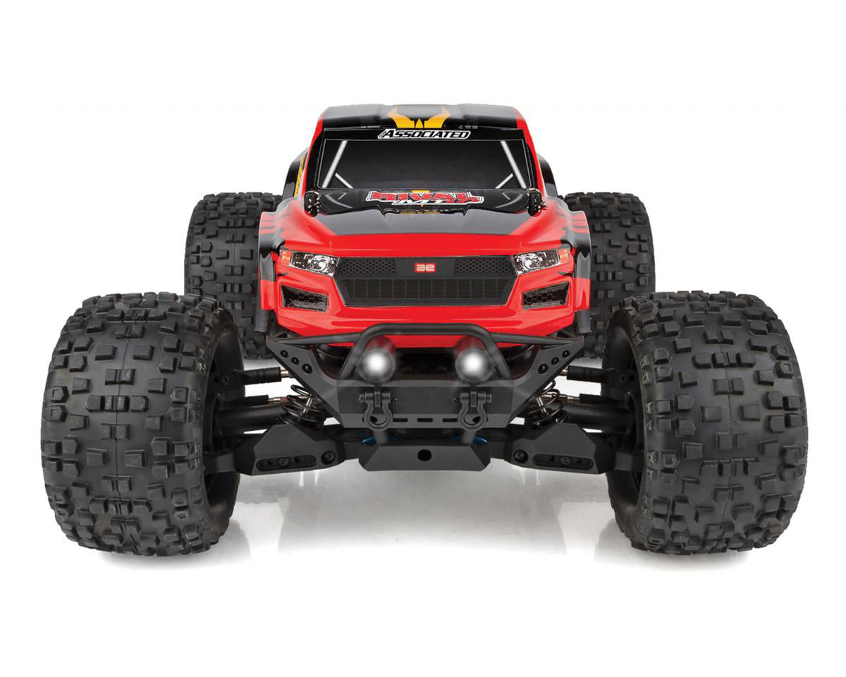 Team Associated RIVAL MT10 V2 1/10 Scale 4WD Brushless Monster Truck RTR - Red