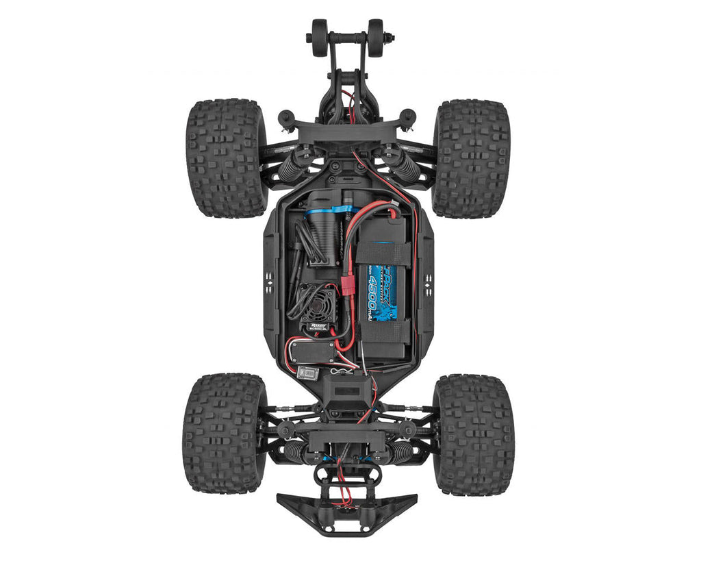 Team Associated RIVAL MT10 V2 1/10 Scale 4WD Brushless Monster Truck RTR LiPo Combo - Red