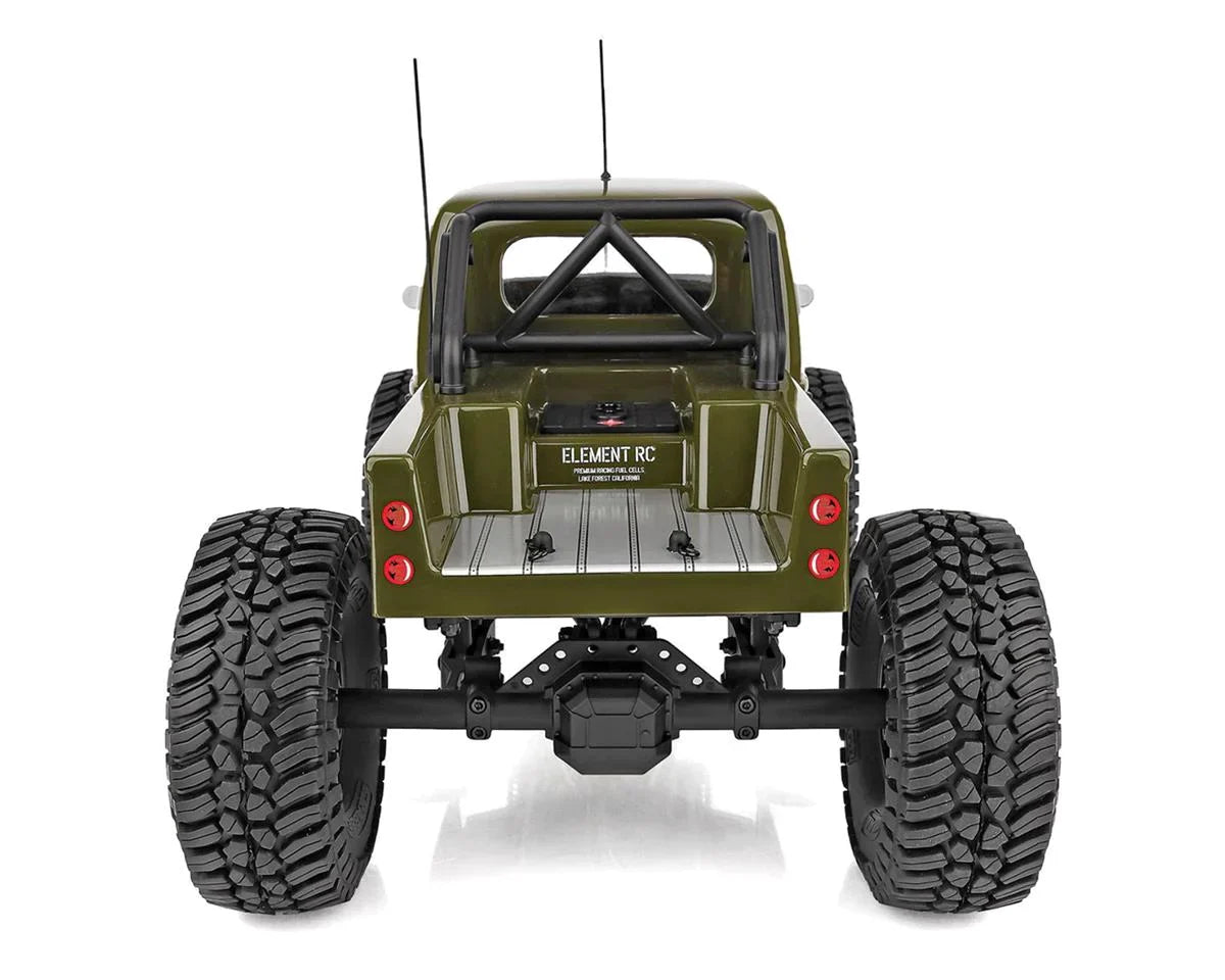 Element RC Enduro Ecto 4x4 RTR 1/10 Scale Trail Truck Rock Crawler Combo (Green)