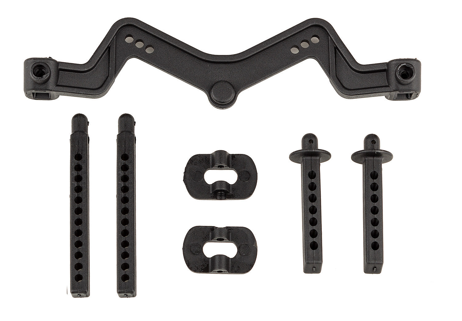 Team Associated DR10 Body Mount and Post Set for 1/10 Scale Drag Racing Vehicle