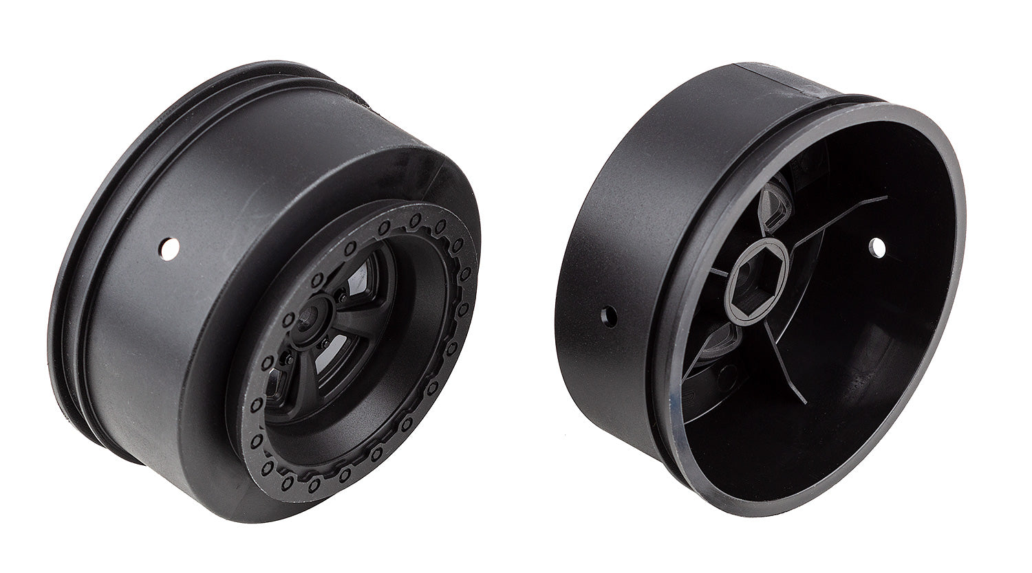 Team Associated DR10 Drag Rear Wheels Black