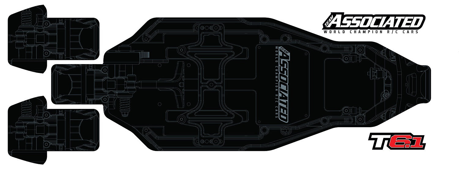 Team Associated Factory Team Chassis Protective Sheet Printed for T6.1