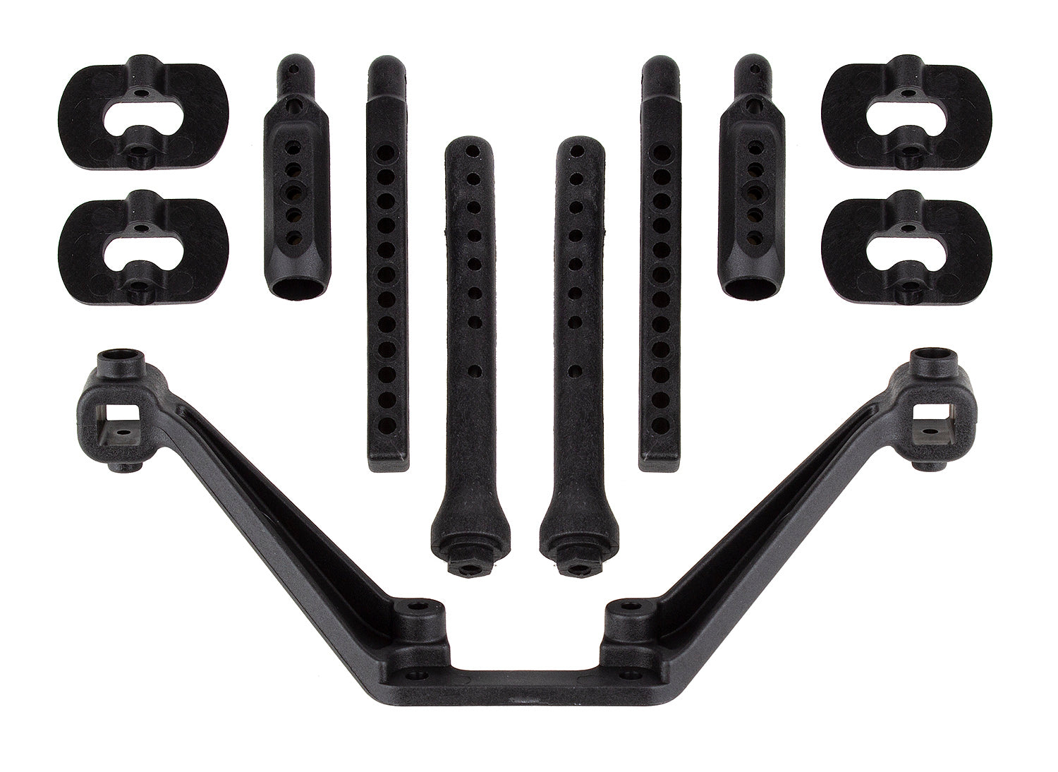 Team Associated DR10M Body Mount Set - 1/10 Scale Drag Racing