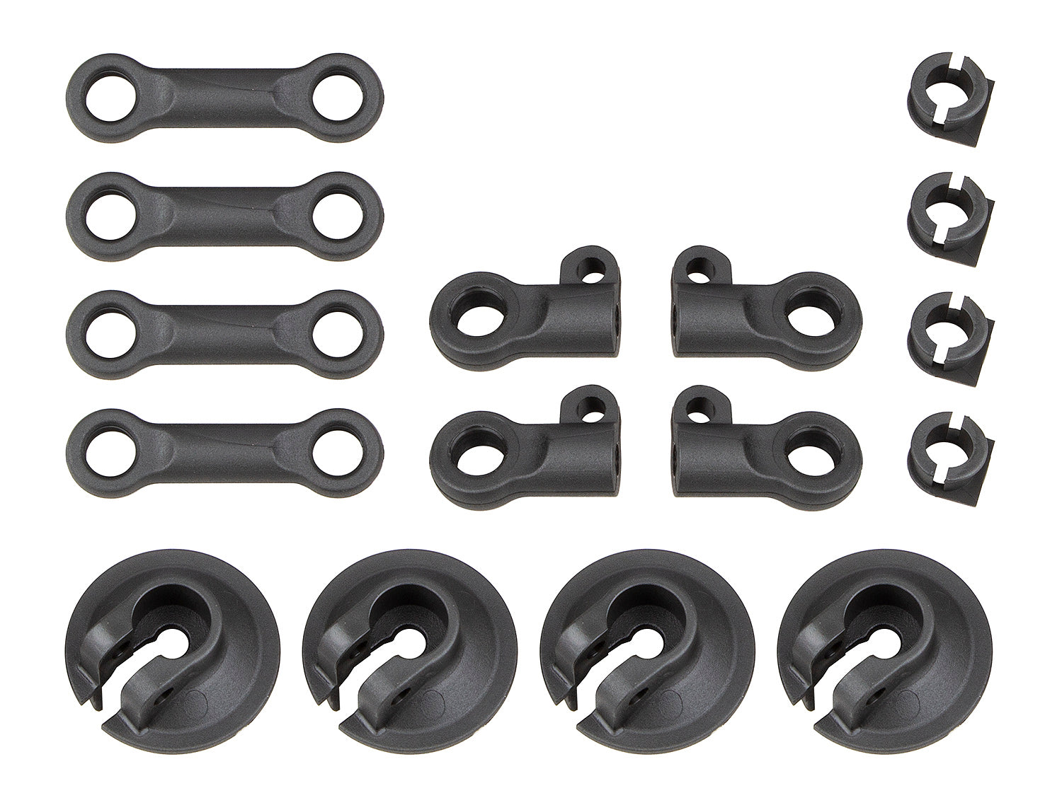 Team Associated RC8B4 Spring Cups and Shock Rod Ends