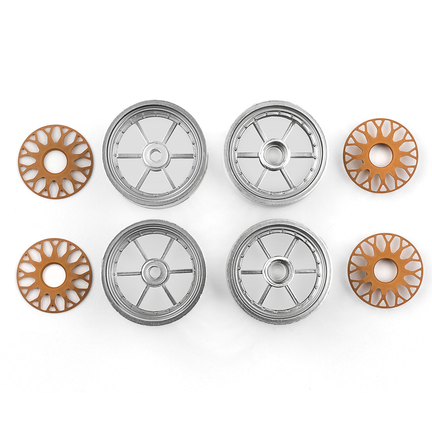 Team Associated RC10DS Front and Rear Wheels Set