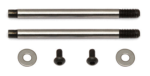 Team Associated Factory Team 3x27.5mm Shock Shaft V2 Chrome