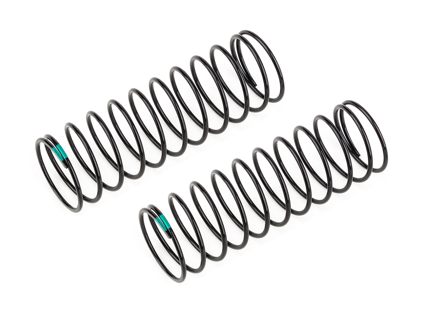 Team Associated 13mm Rear Shock Springs Green 1.8lb/in L61 11.5T 1.2D B6.4