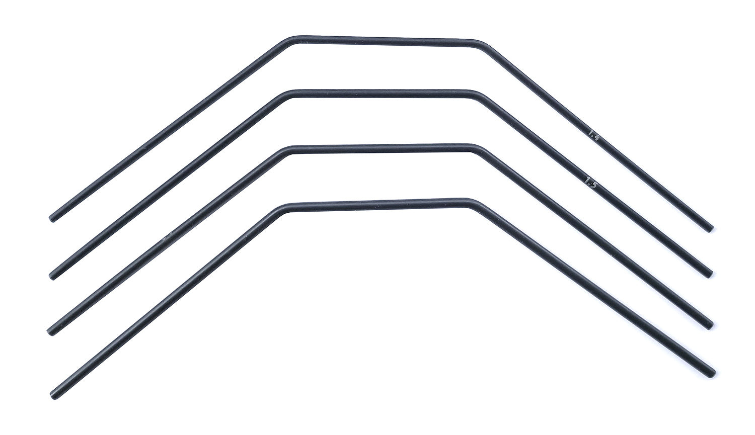 Team Associated RC10B74.1 Anti-Roll Bar Set 1.4-1.7mm