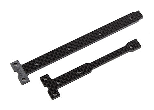 Team Associated RC10B74.2 Factory Team Stiff Carbon Chassis Brace Support Set