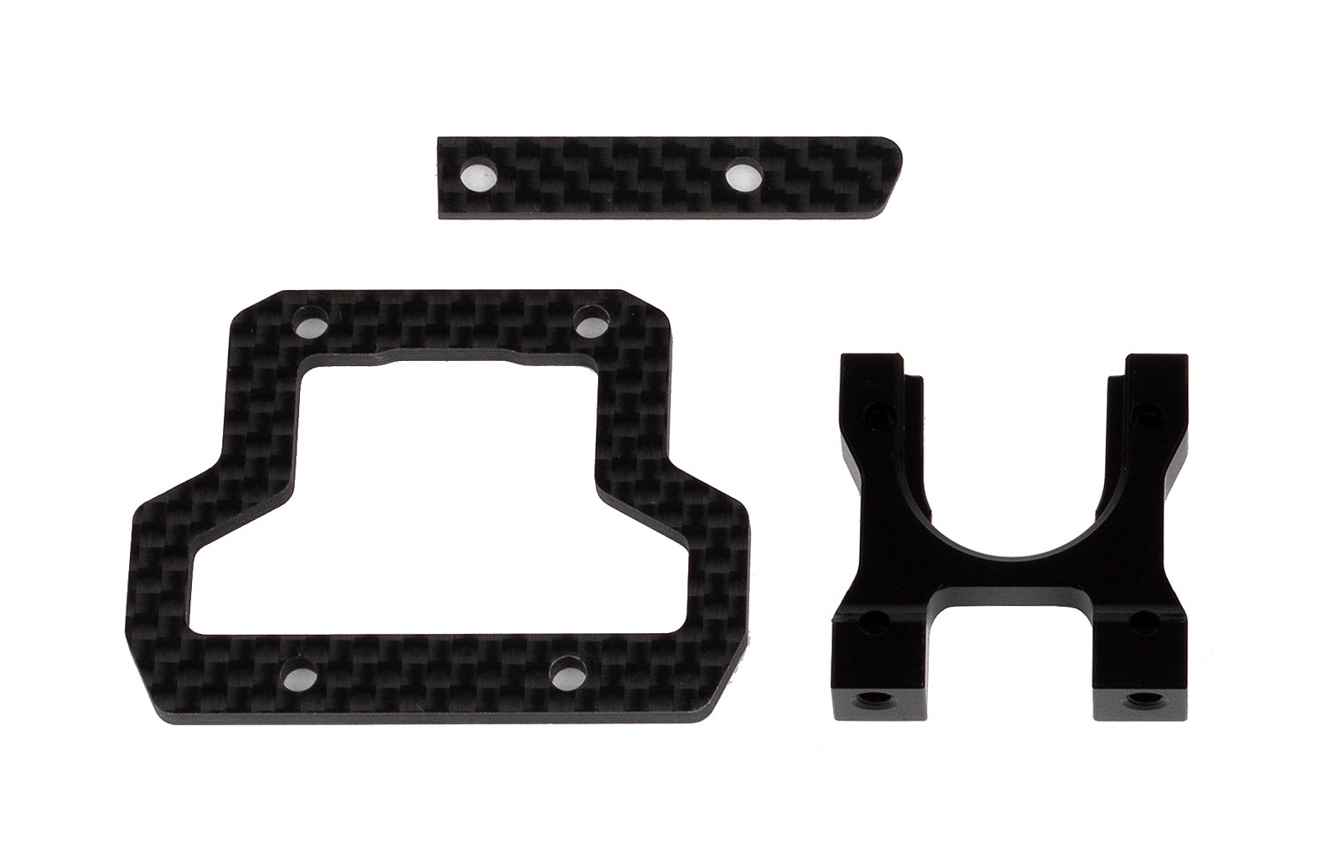 Team Associated RC10B74.2 Center Bulkhead and Brace Set for Decoupled Slipper