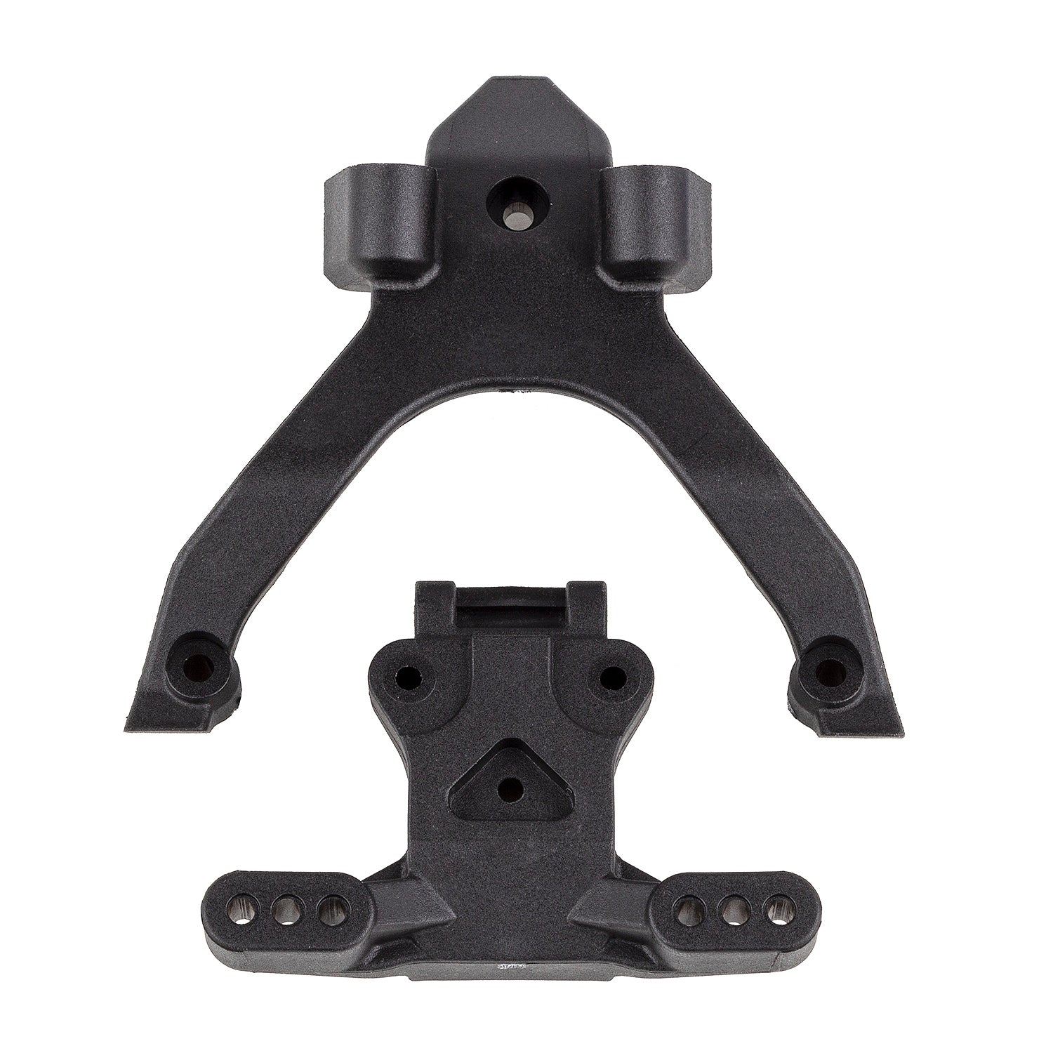 Team Associated RC10B7 Factory Team Carbon Top Plate and Ballstud Mount