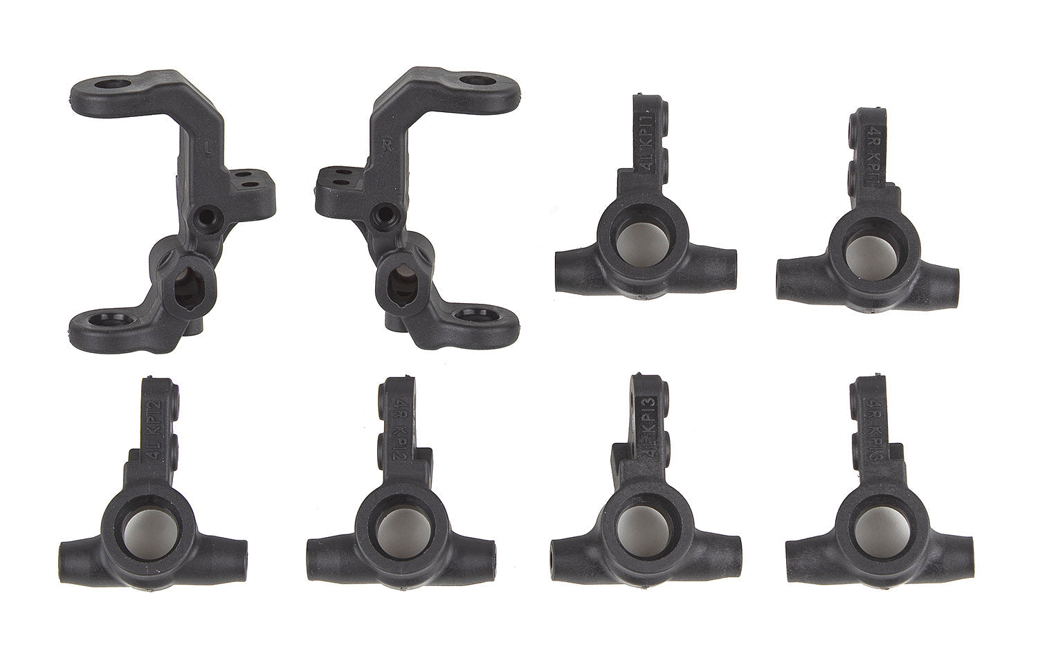 Team Associated RC10B7 Factory Team Carbon Caster and Steering Blocks