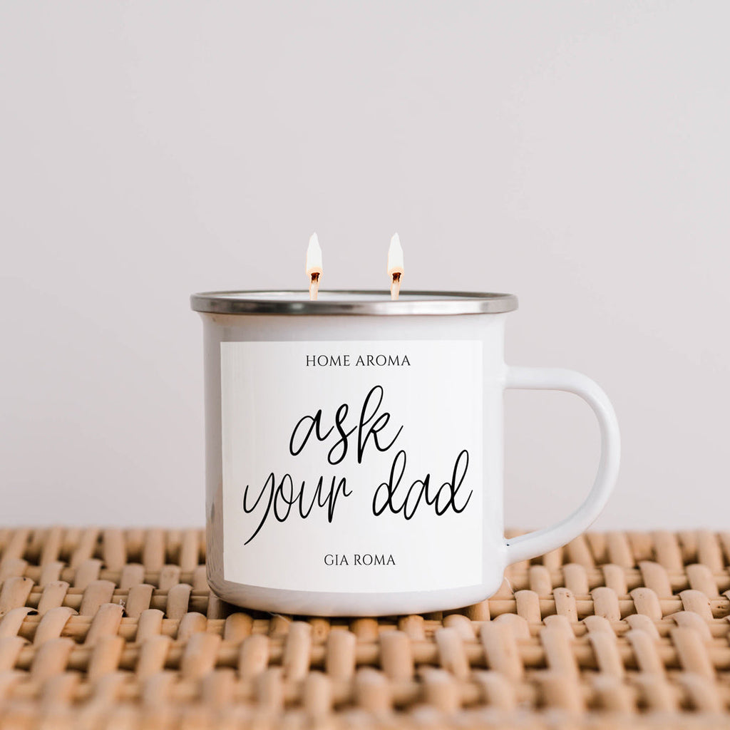 Mothers Day Candle Mug 16oz Reusable Metal Candle Soy Gift