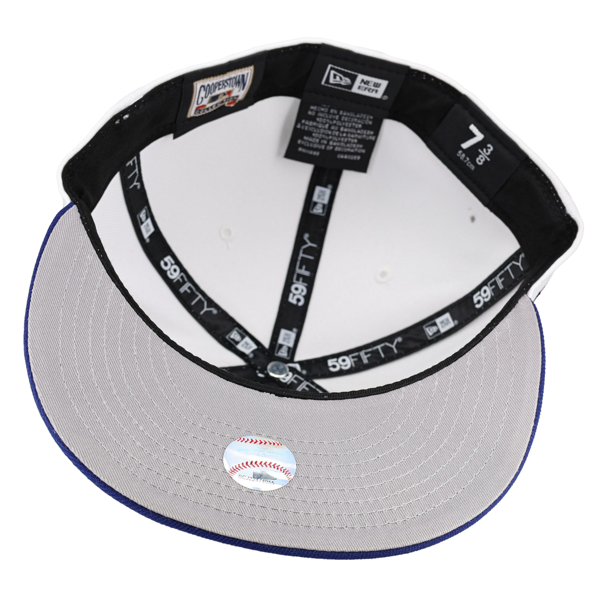 Houston Astros Pure White 25th Silver Anniversary Patch 59Fifty Fitted Hat