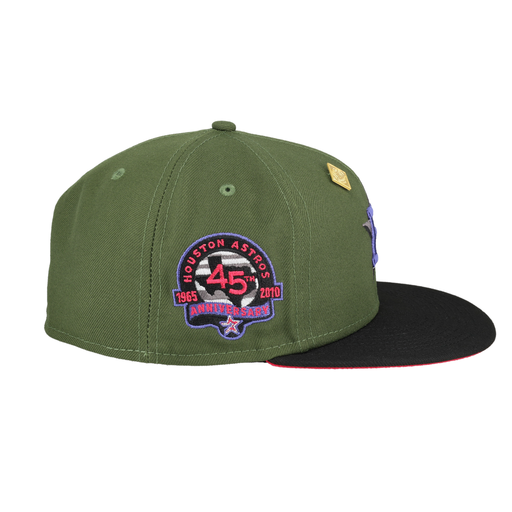Houston Astros 45th Anniversary Patch Fitted Hat