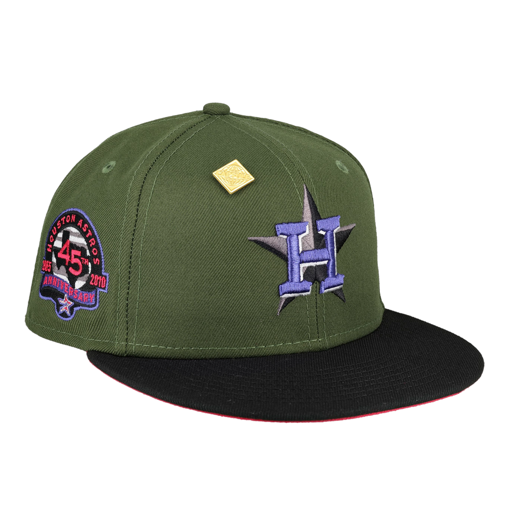 Houston Astros 45th Anniversary Patch Fitted Hat