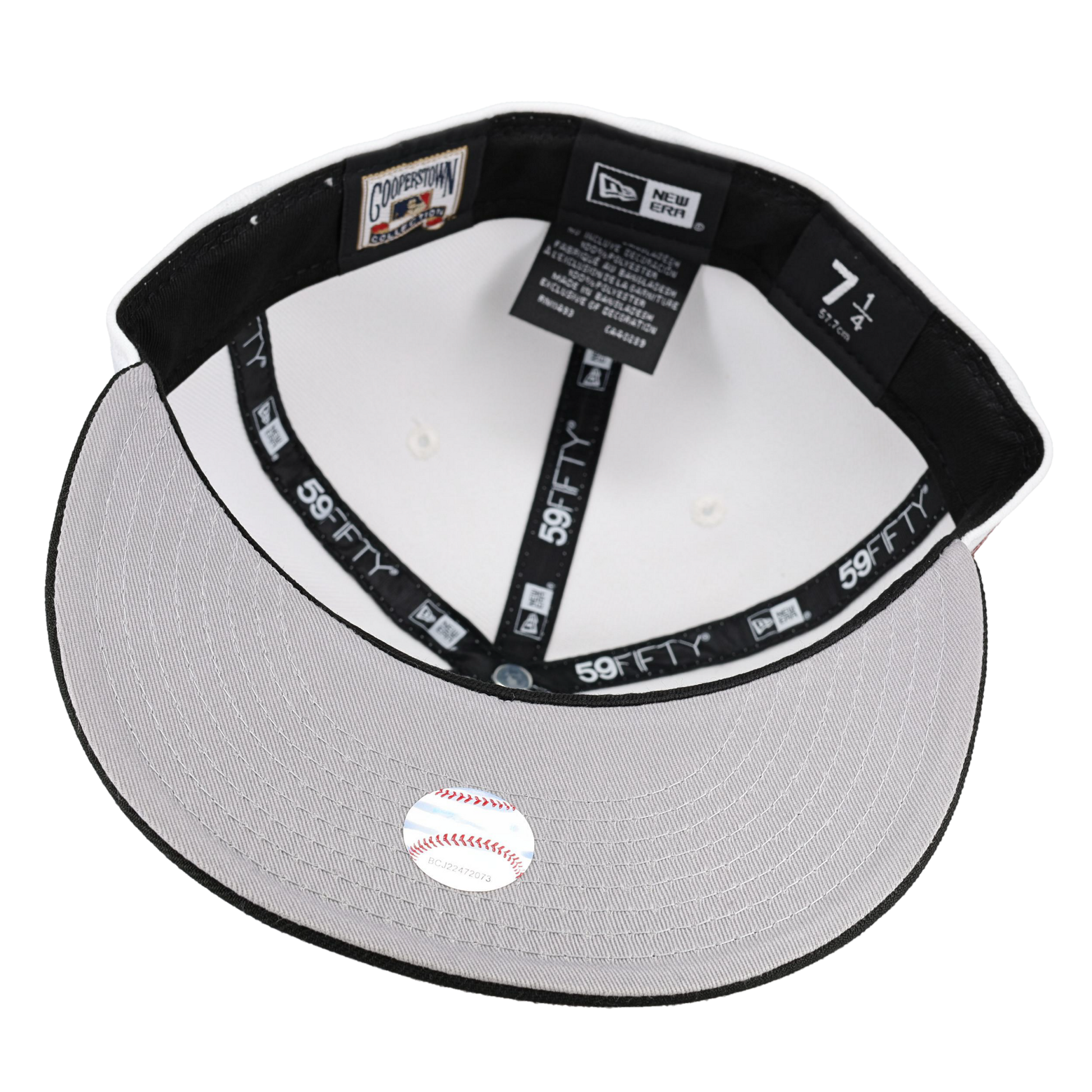 Seattle Mariners Pure White 40th Anniversary Patch 59Ffity Fitted Hat