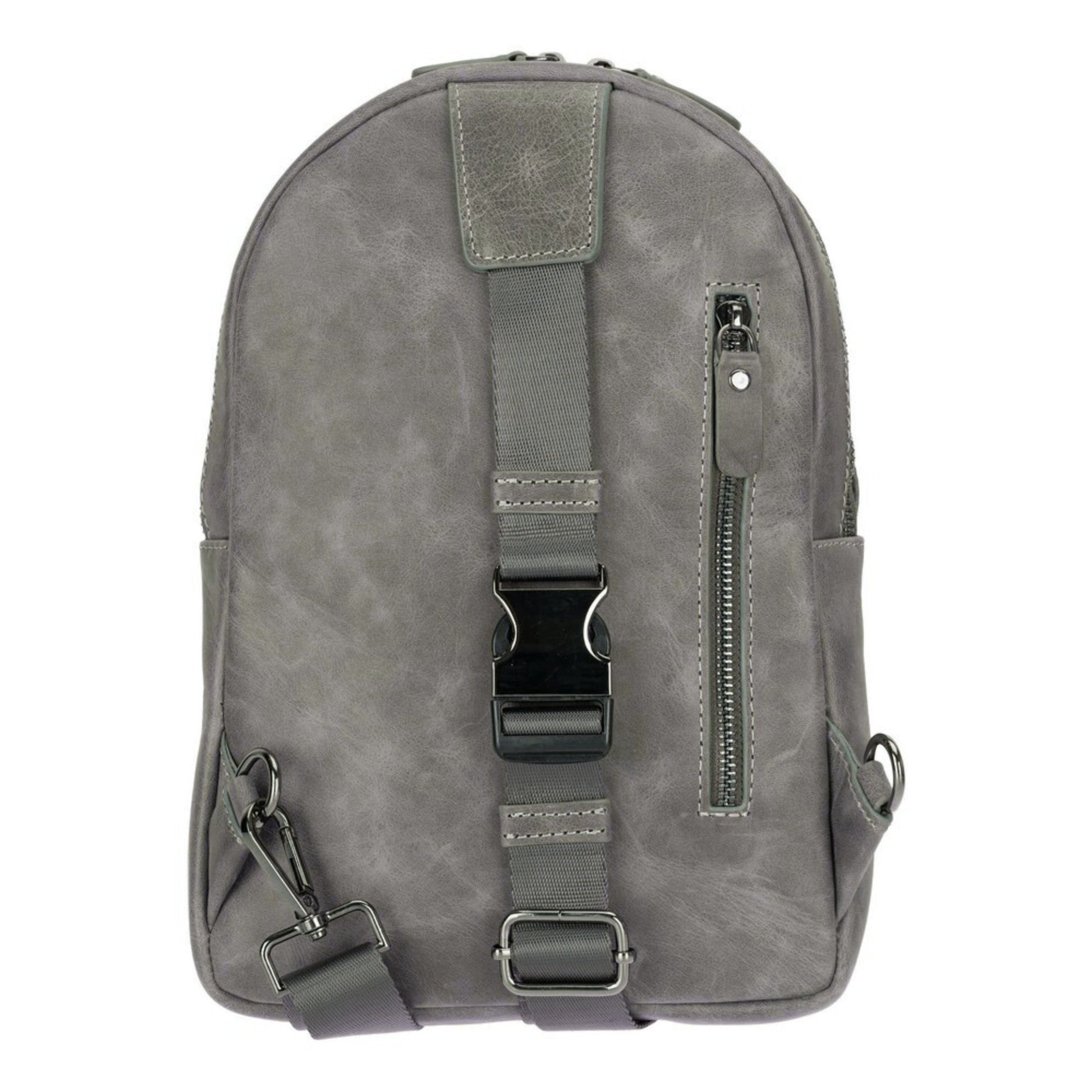 Athens Unisex Leather Cross Bag