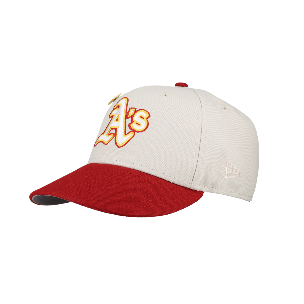 Oakland Athletics April 4th Collection 50th Anniversary Patch Fitted Hat