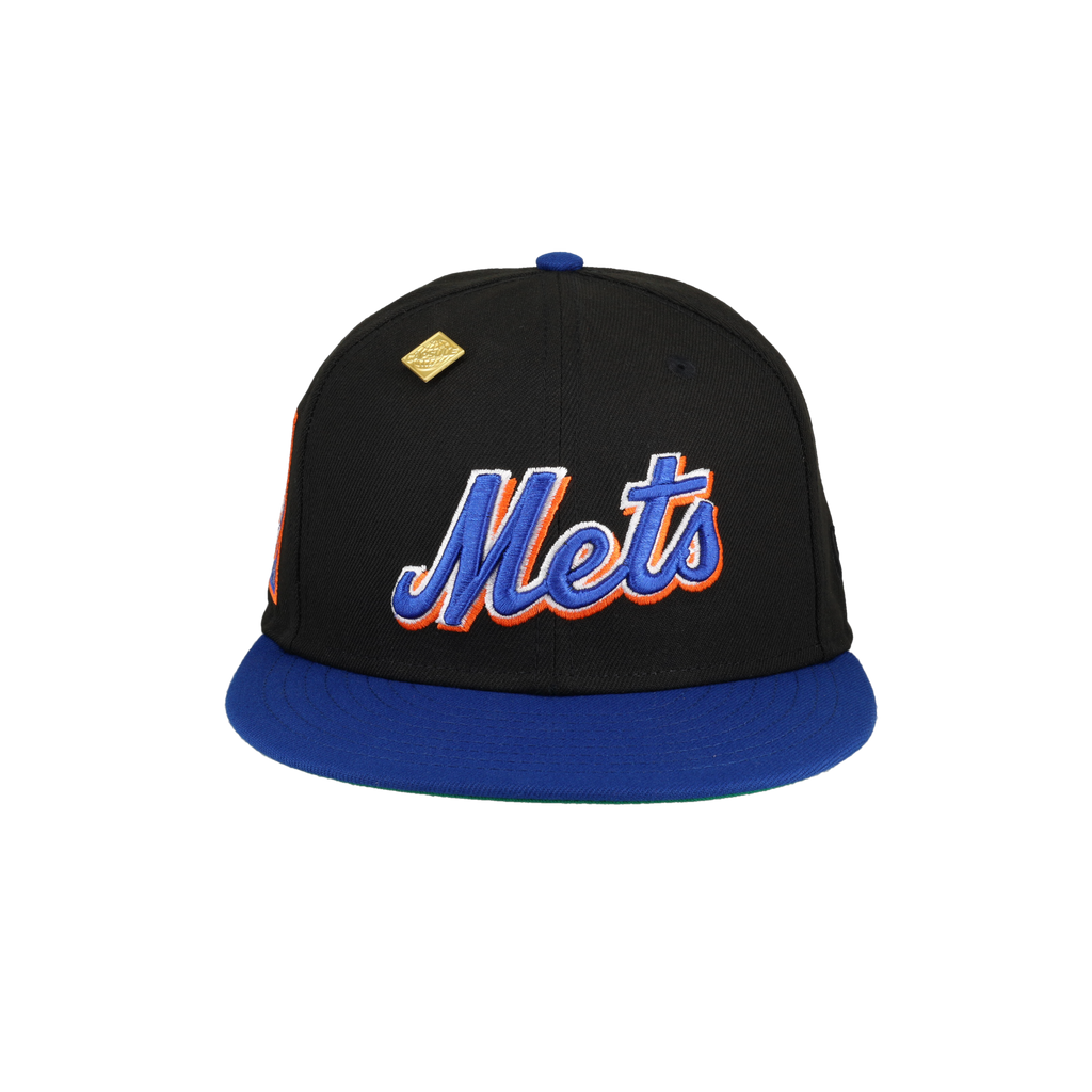 New York Mets 25th Anniversary Side Patch New Era 59Fifty Fitted Hat