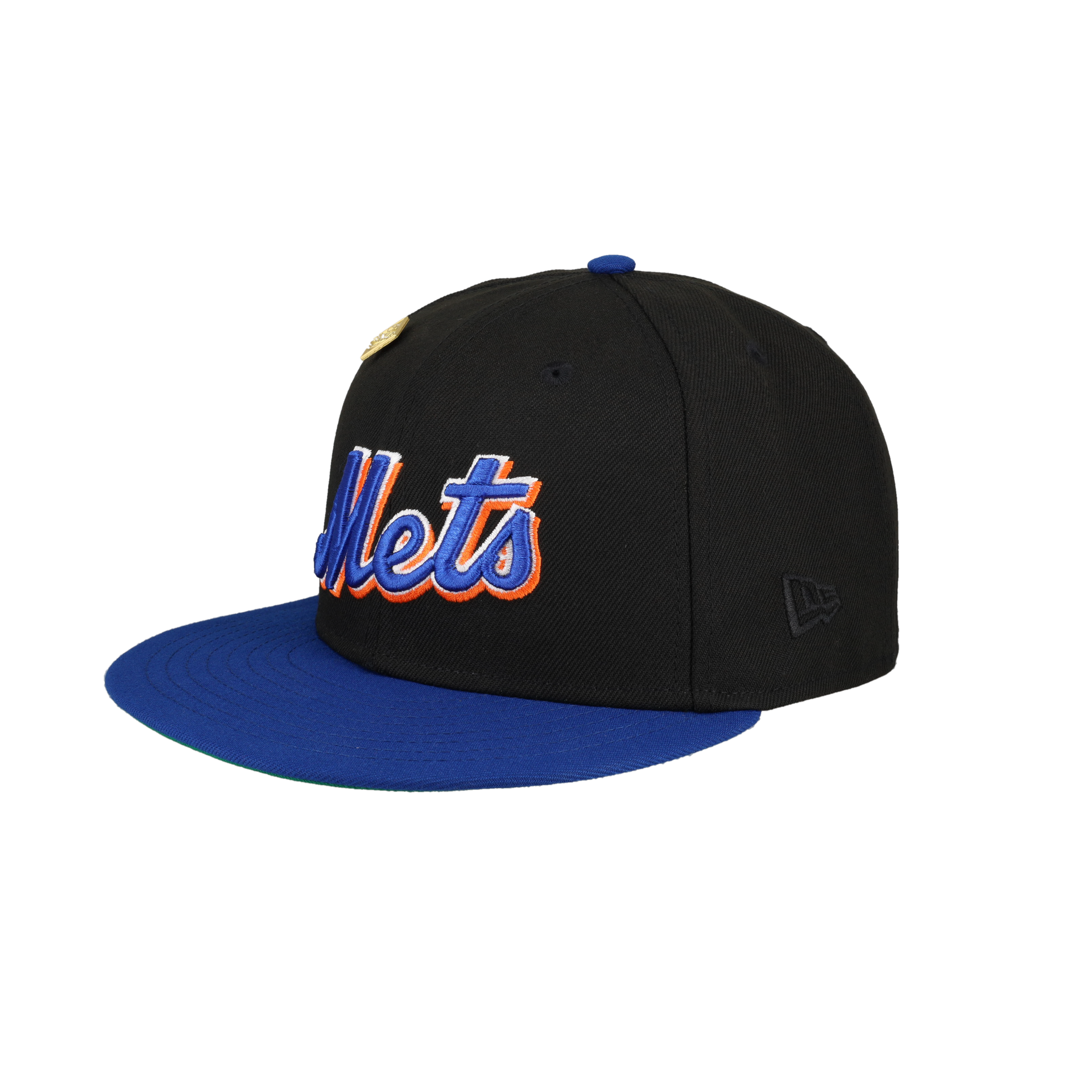 New York Mets 25th Anniversary Side Patch New Era 59Fifty Fitted Hat