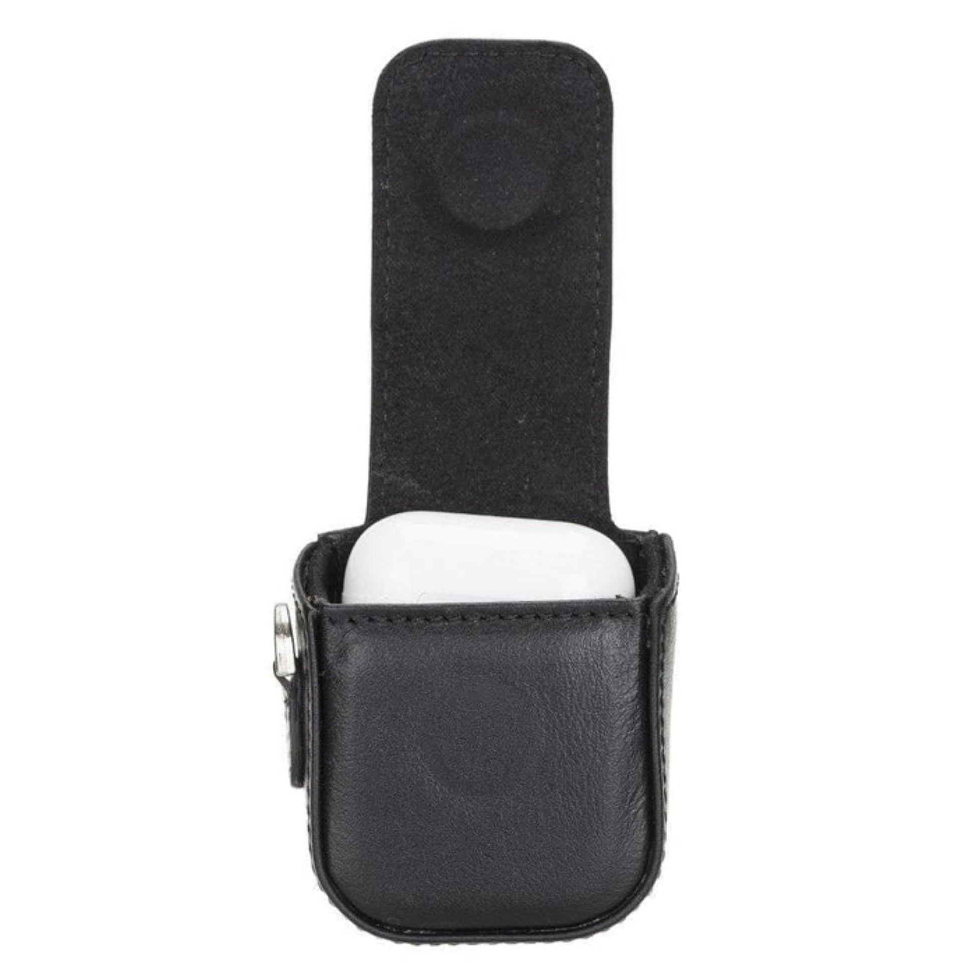 Aurora Luxury Leather AirPods Case with Attached Wrist Strap