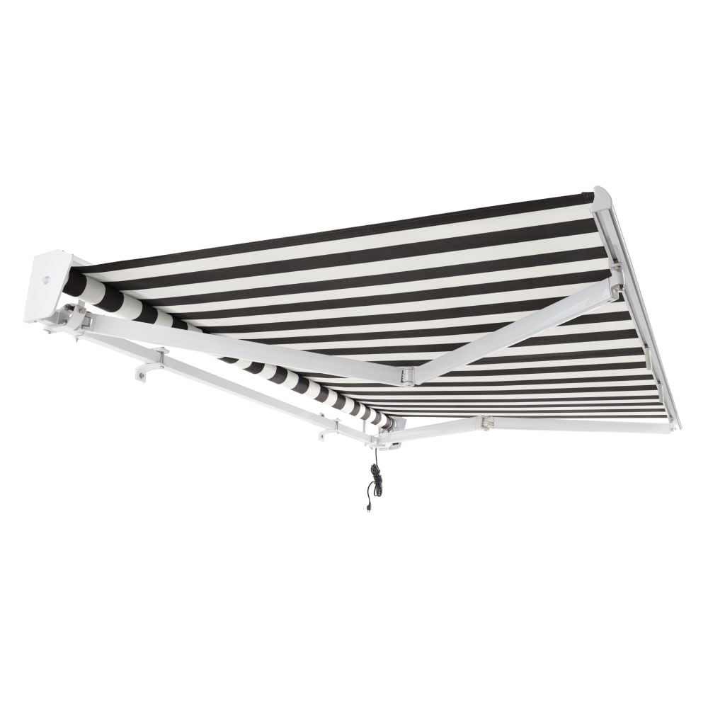 [16X10FT] Awntech Destin Premium Electric Outdoor Motorized Retractable Awning [DTL16/DTR16-SBY] (SAK69832)