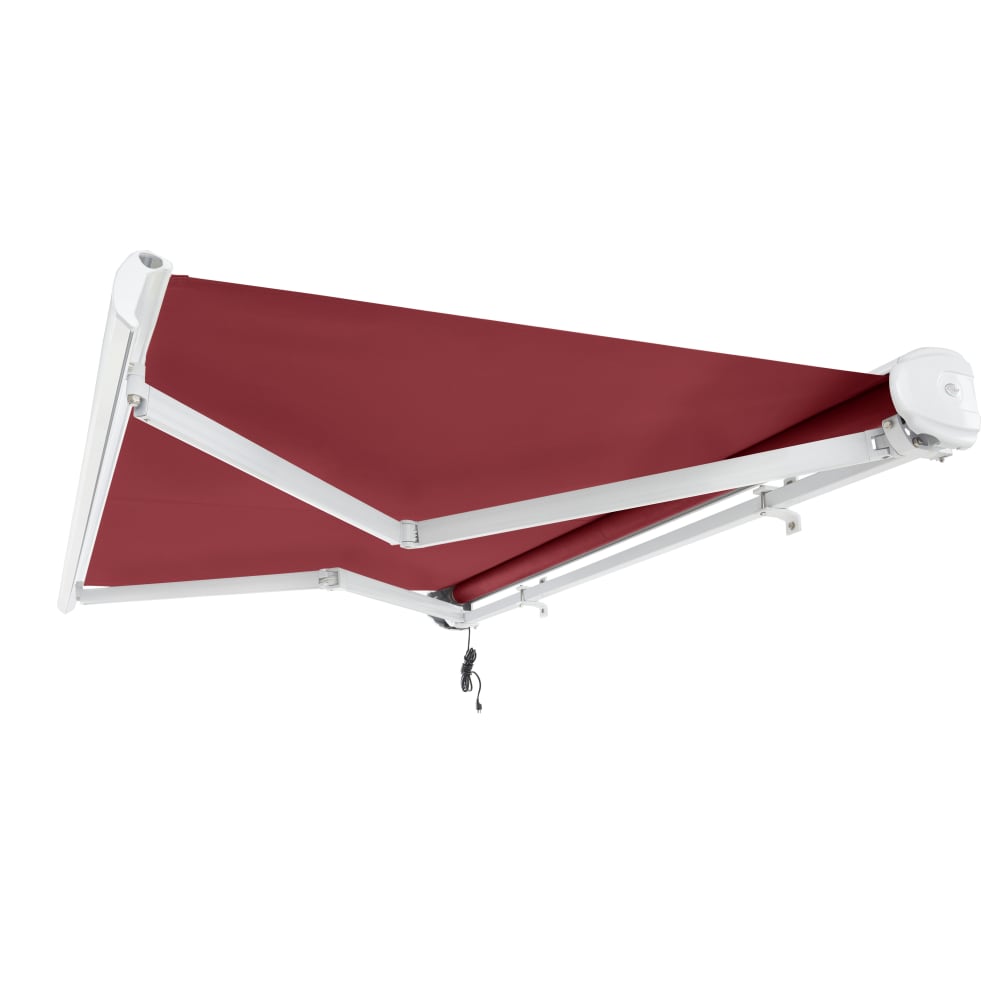 [18X10FT] Awntech Key West Premium Electric Outdoor Motorized Retractable Awning [FCL18/FCR18-SBY] (SAK24186)