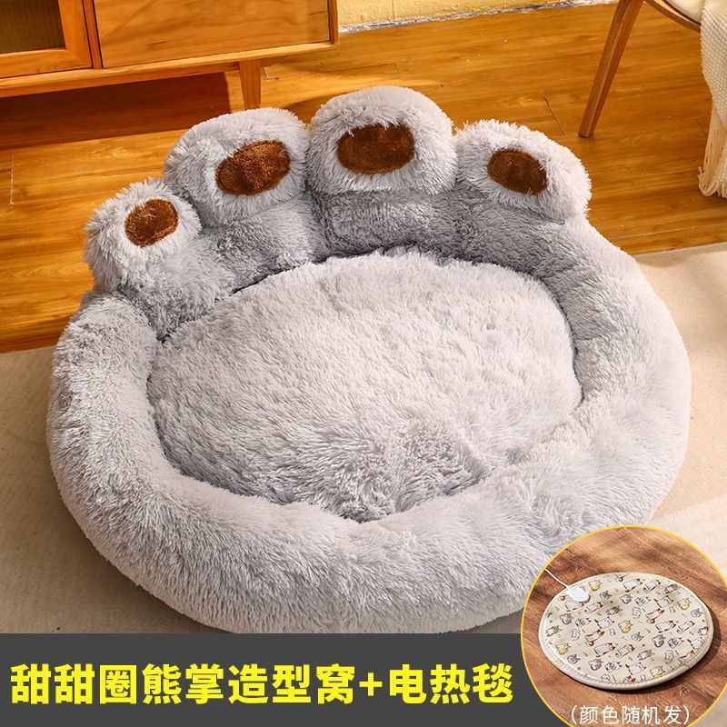 Kennel winter warm large dog Golden retriever bed Four seasons universal deep sleep cat kennel winter pet supplies