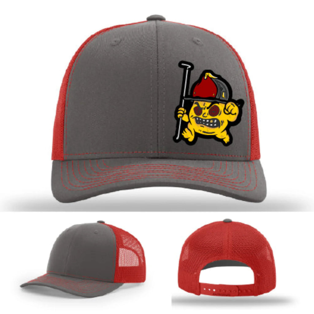 Backdraft Bastard Firefighter Leather Patch Hat