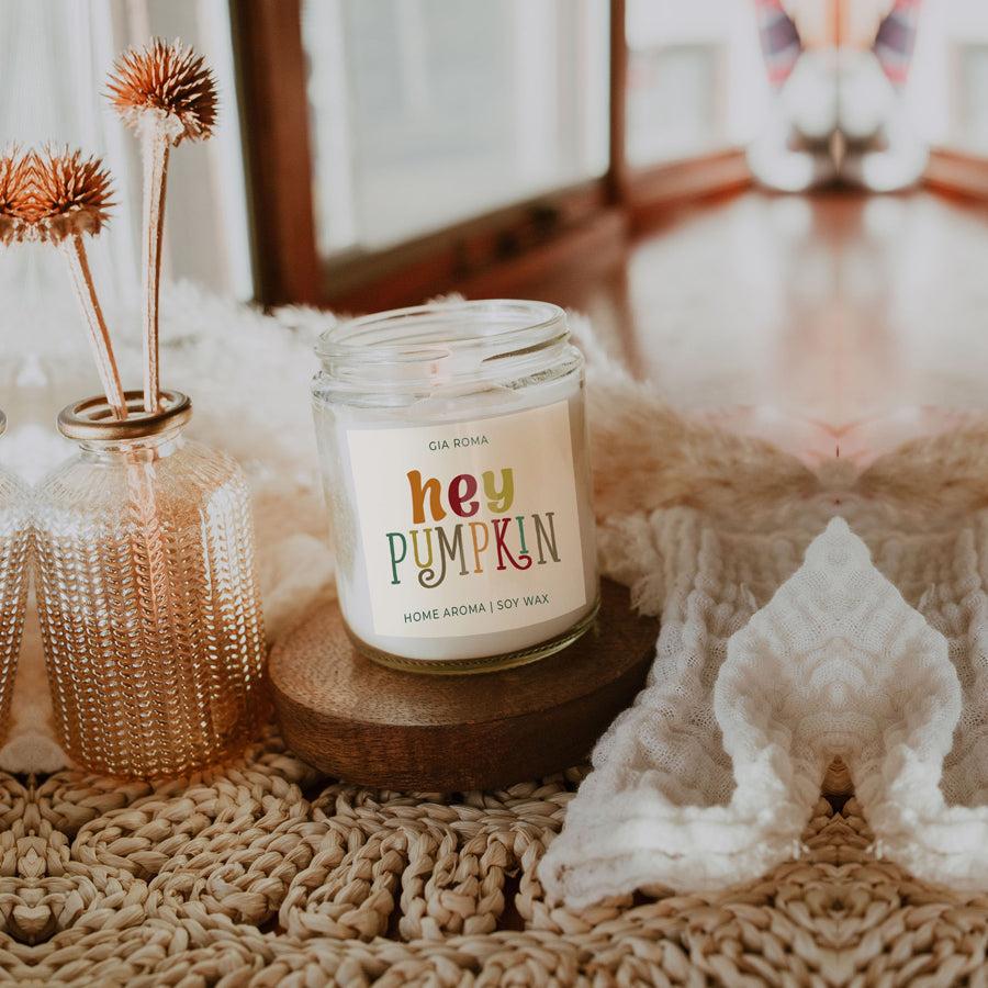 Baked Pumpkin Pie Candle With Gold Lid Subtle Pumpkin Cinnamon Clove Vanilla