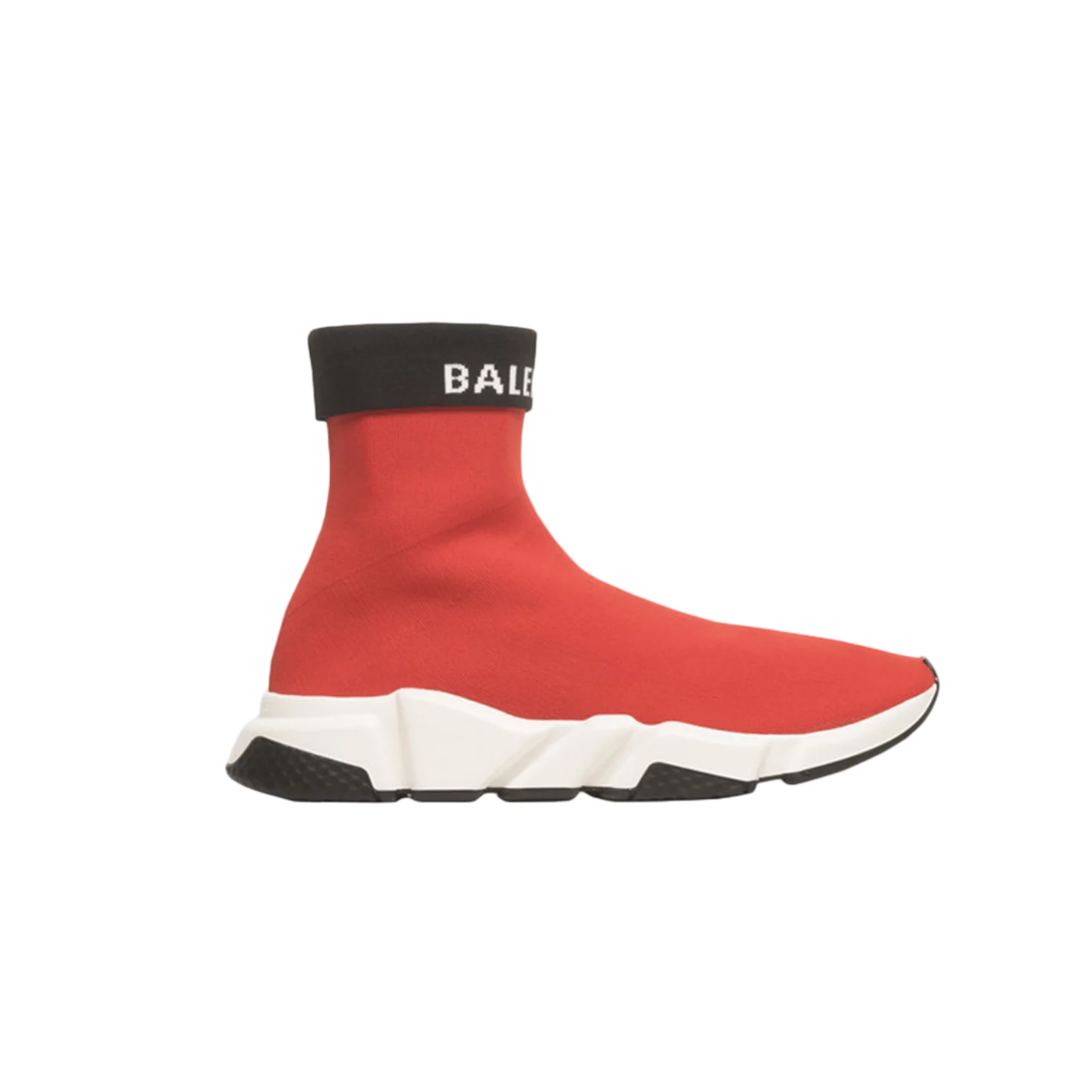 Balenciaga Speed Trainer Cuffed ‘Red Black’