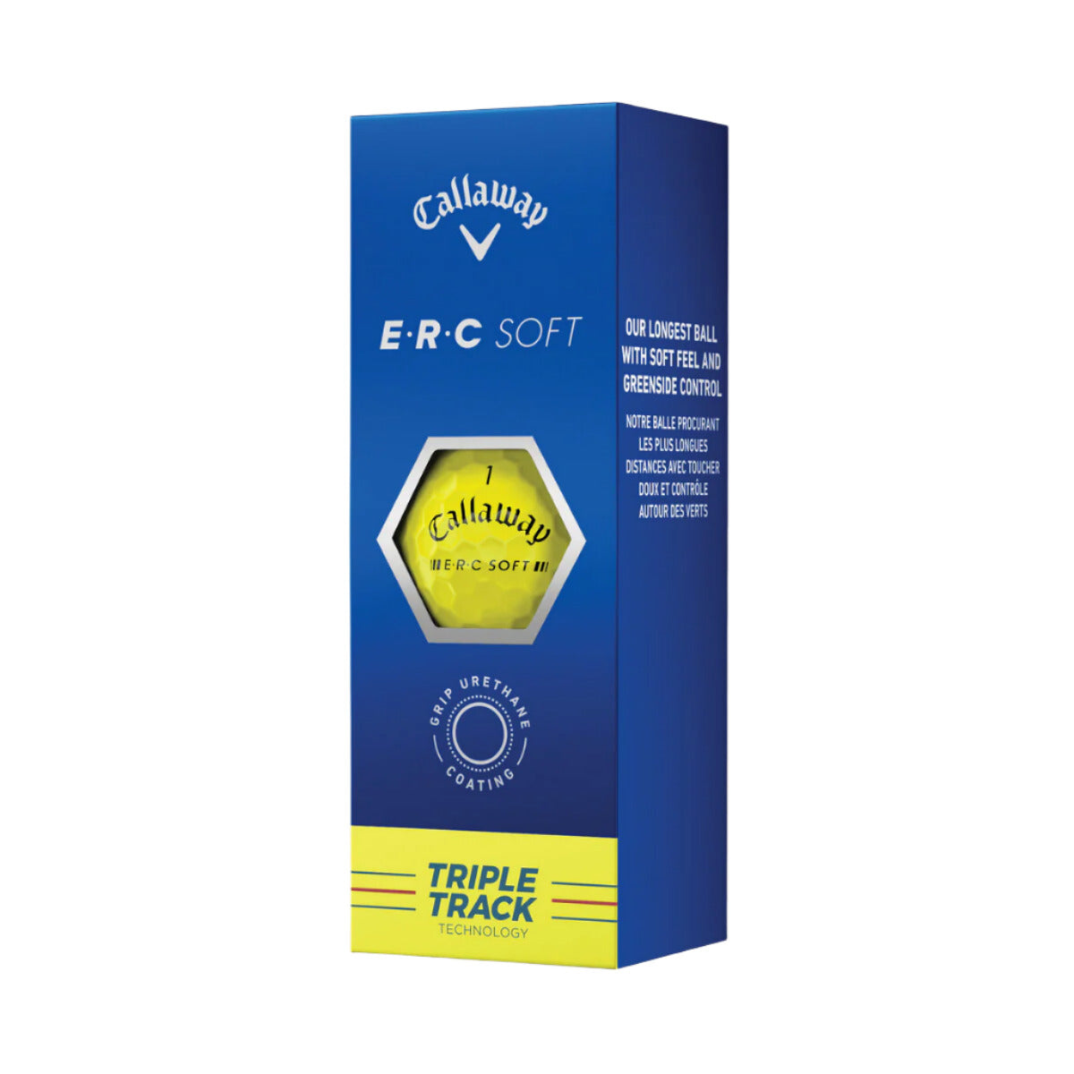Callaway ERC Soft Triple Track Yellow 2023 Golf Balls