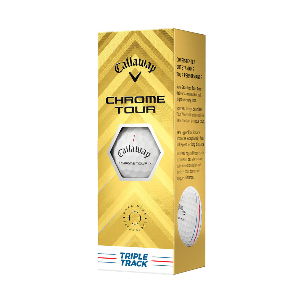 Callaway Chrome Tour Triple Track 2024 White Golf Balls