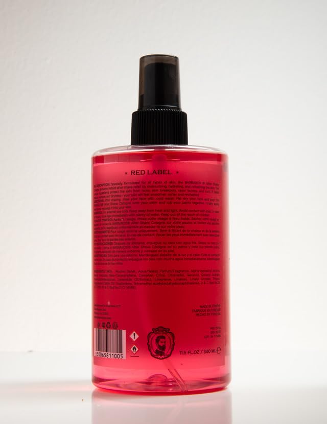 BARBAROS RED LABEL COLOGNE 11.5OZ