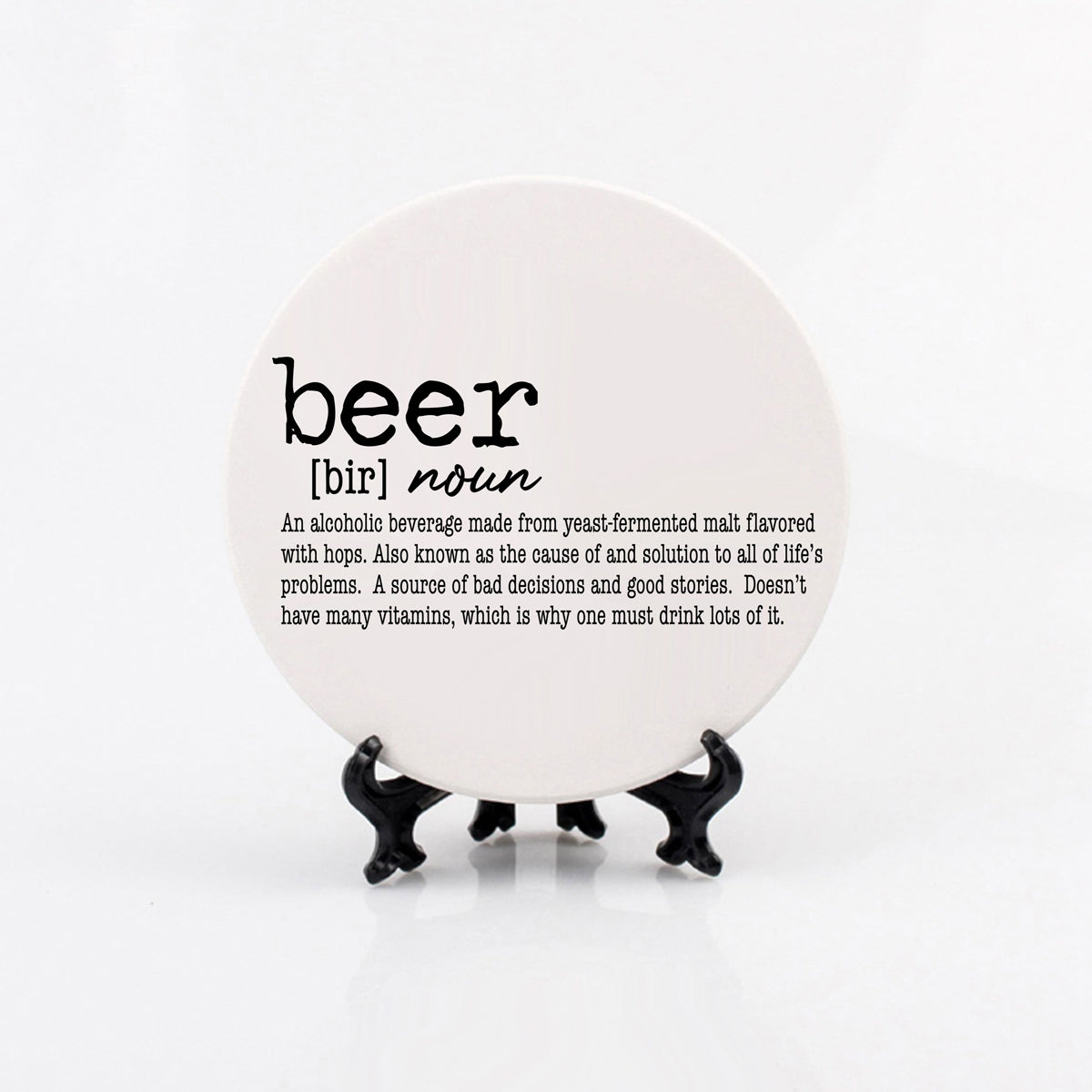 Funny Drink Definition Coasters Set Dictionary Quote Coasters For Bar And Countertop Decor