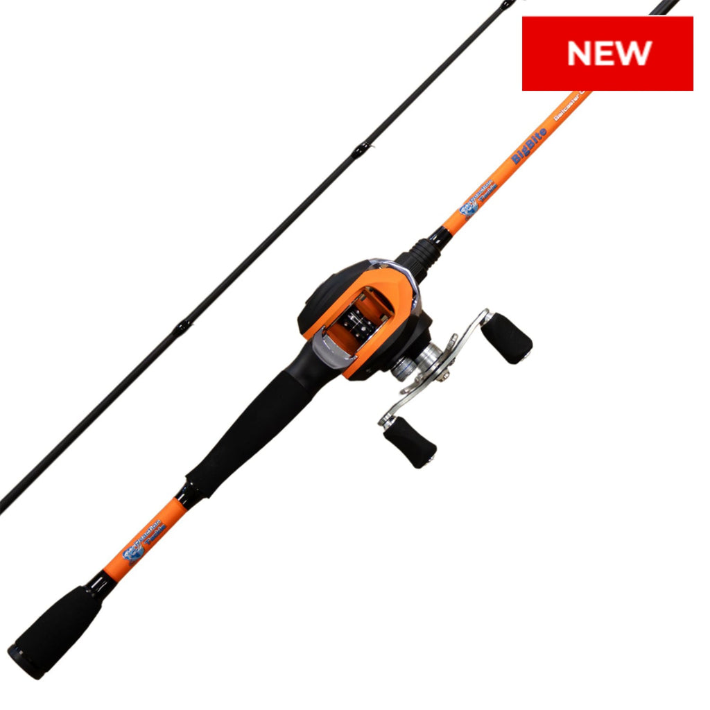 Reaction Tackle Fishing Rod and Baitcasting Reel Combo - Big Bite - NEW