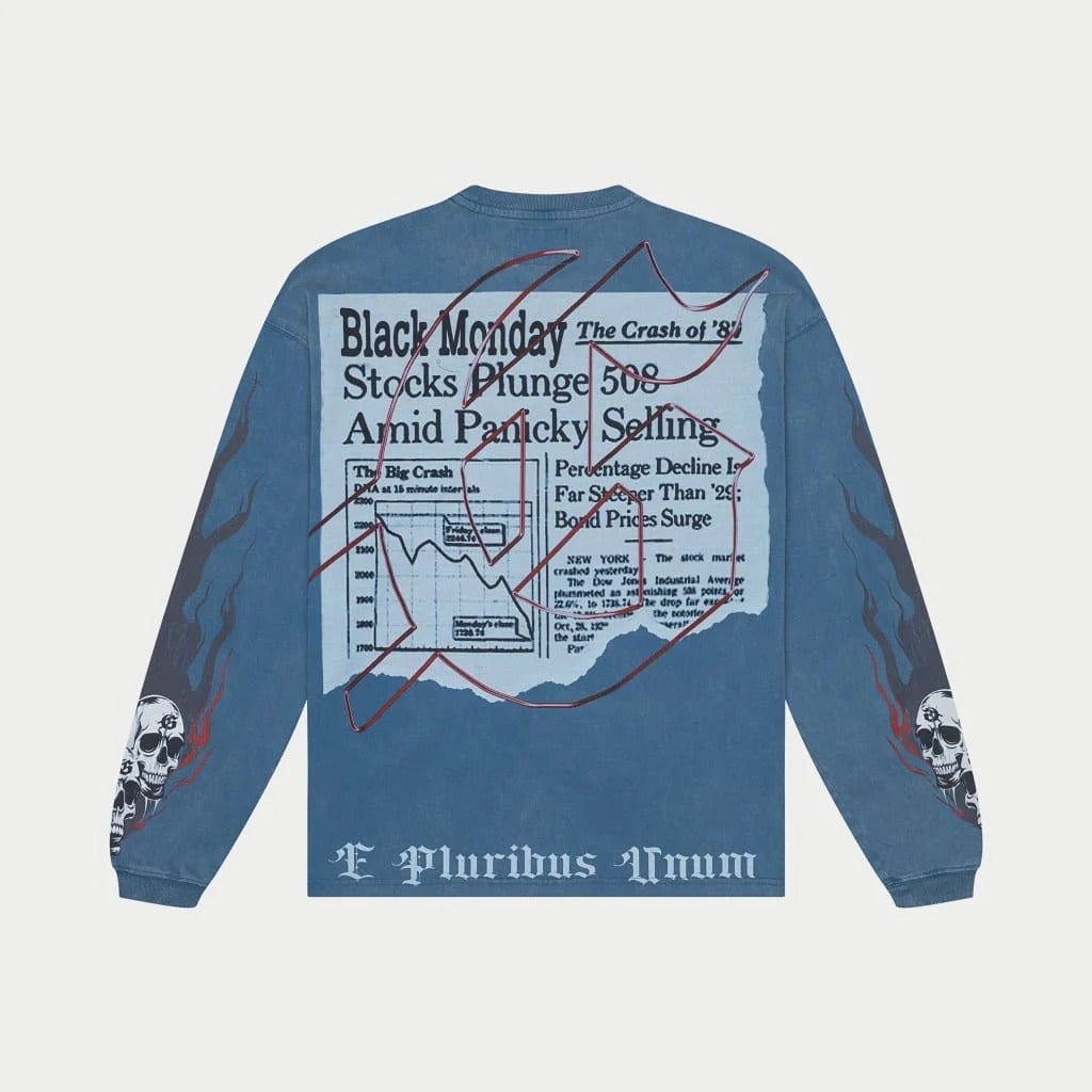 Godspeed Black Monday LS T-Shirt (True Blue)