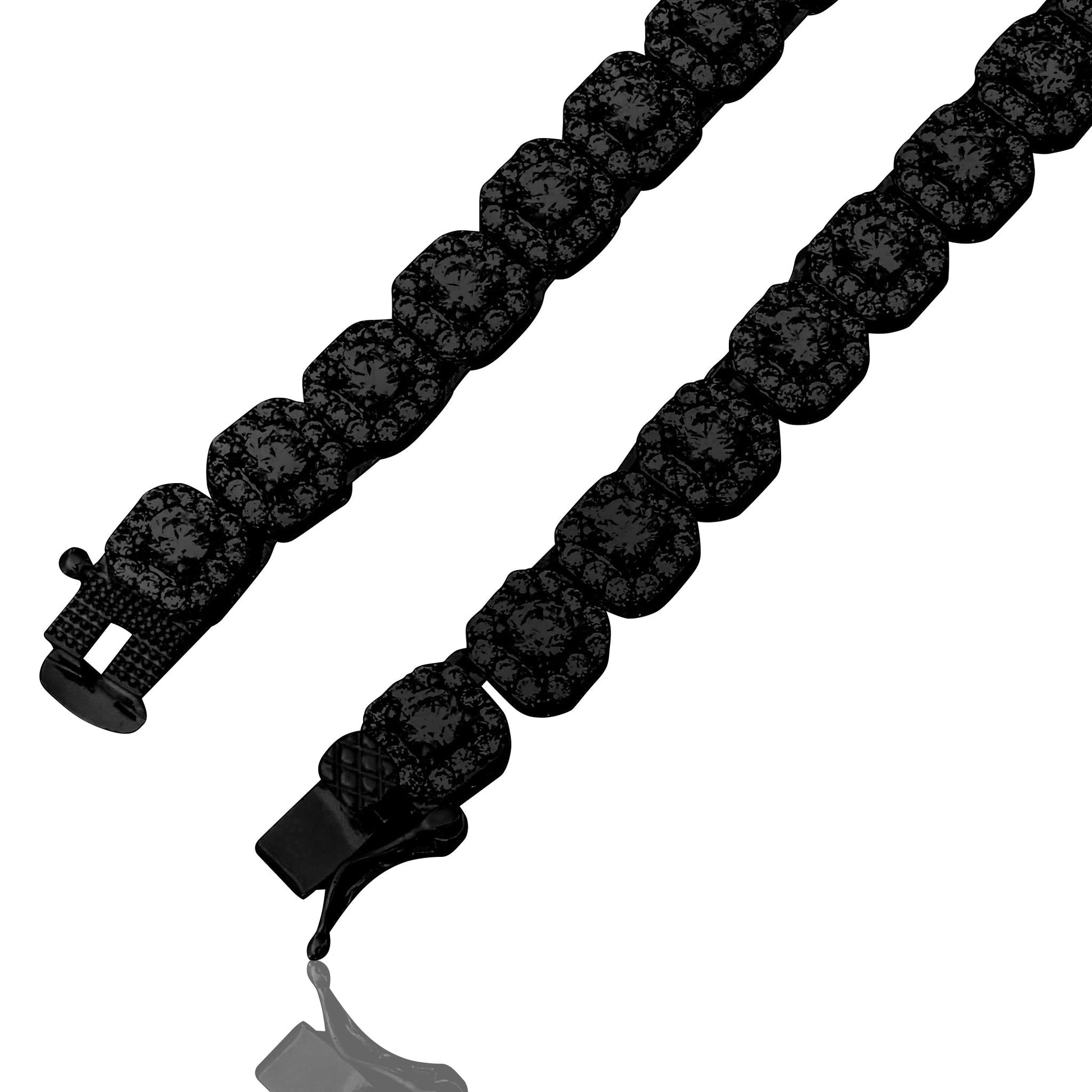 5mm 925 Sterling Silver Square Tennis Chain Necklace