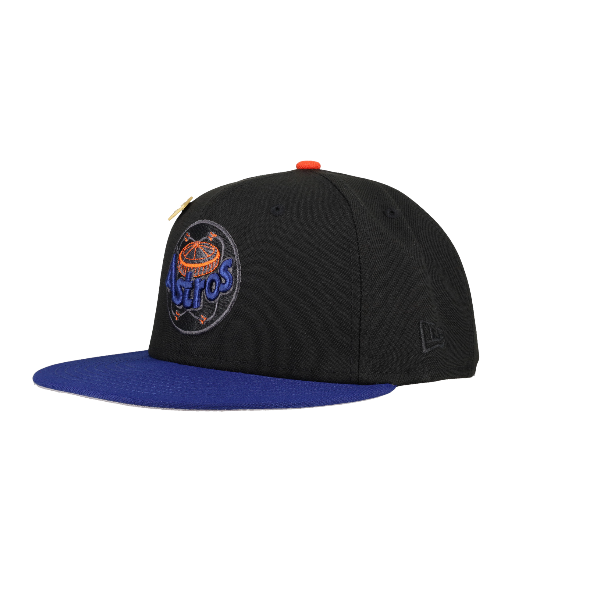 Houston Astros 25th Silver Anniversary Patch Black 59Fifty Fitted Hat