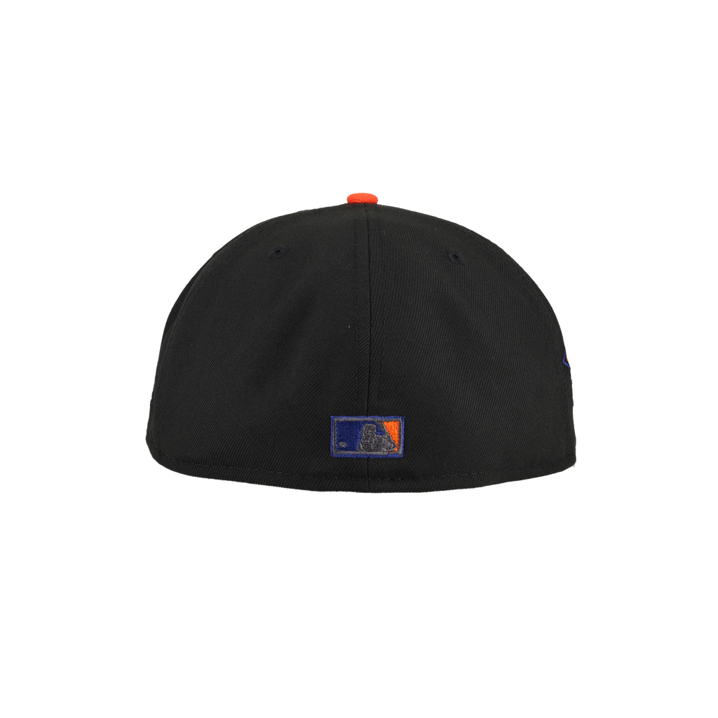 Houston Astros 25th Silver Anniversary Patch Black 59Fifty Fitted Hat