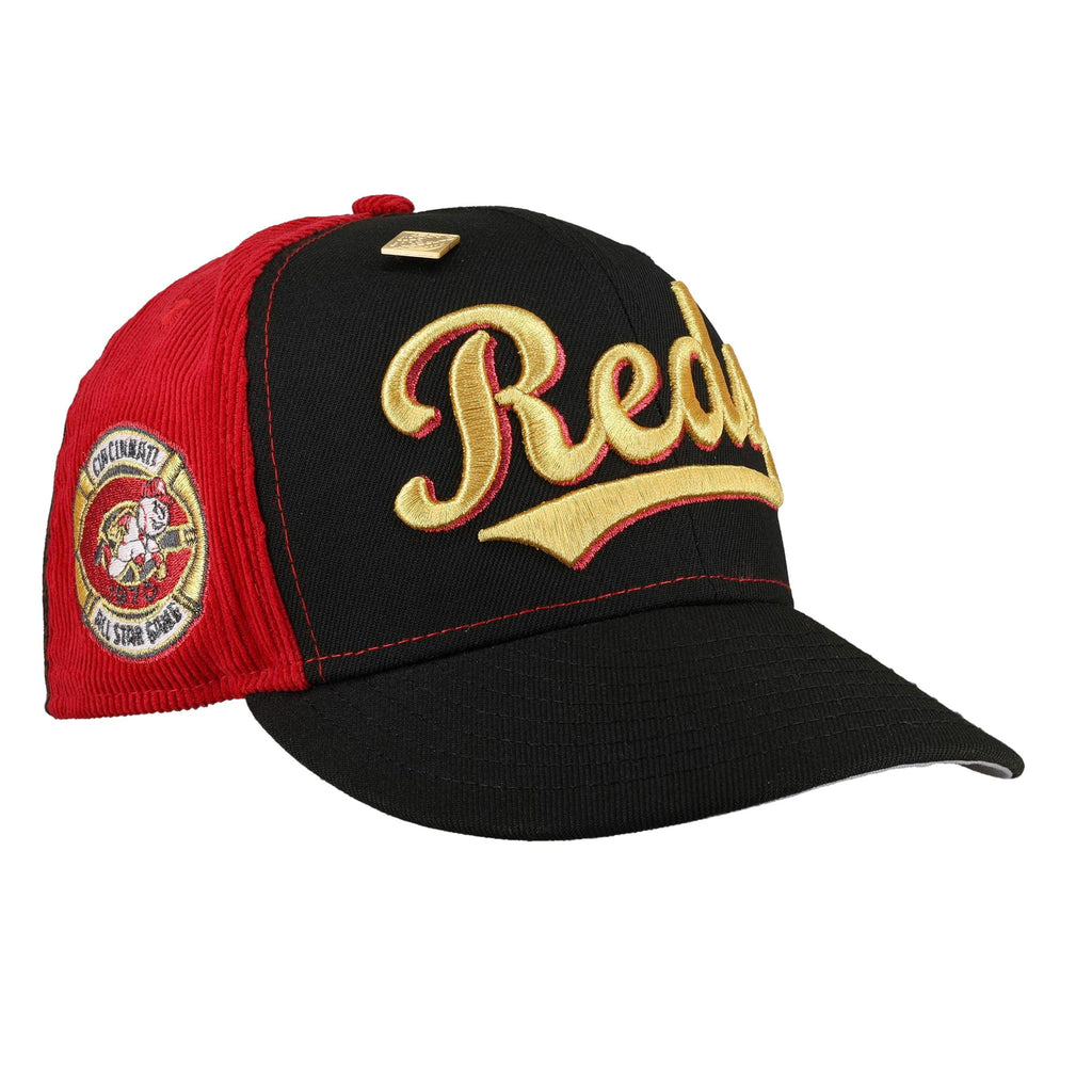 Cincinnati Reds Pinwheel 1970 All Star Game Patch 59Fifty Fitted Hat