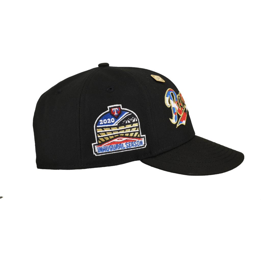 Texas Rangers Black 2020 Inaugural Season Patch 59Fifty Fitted Hat