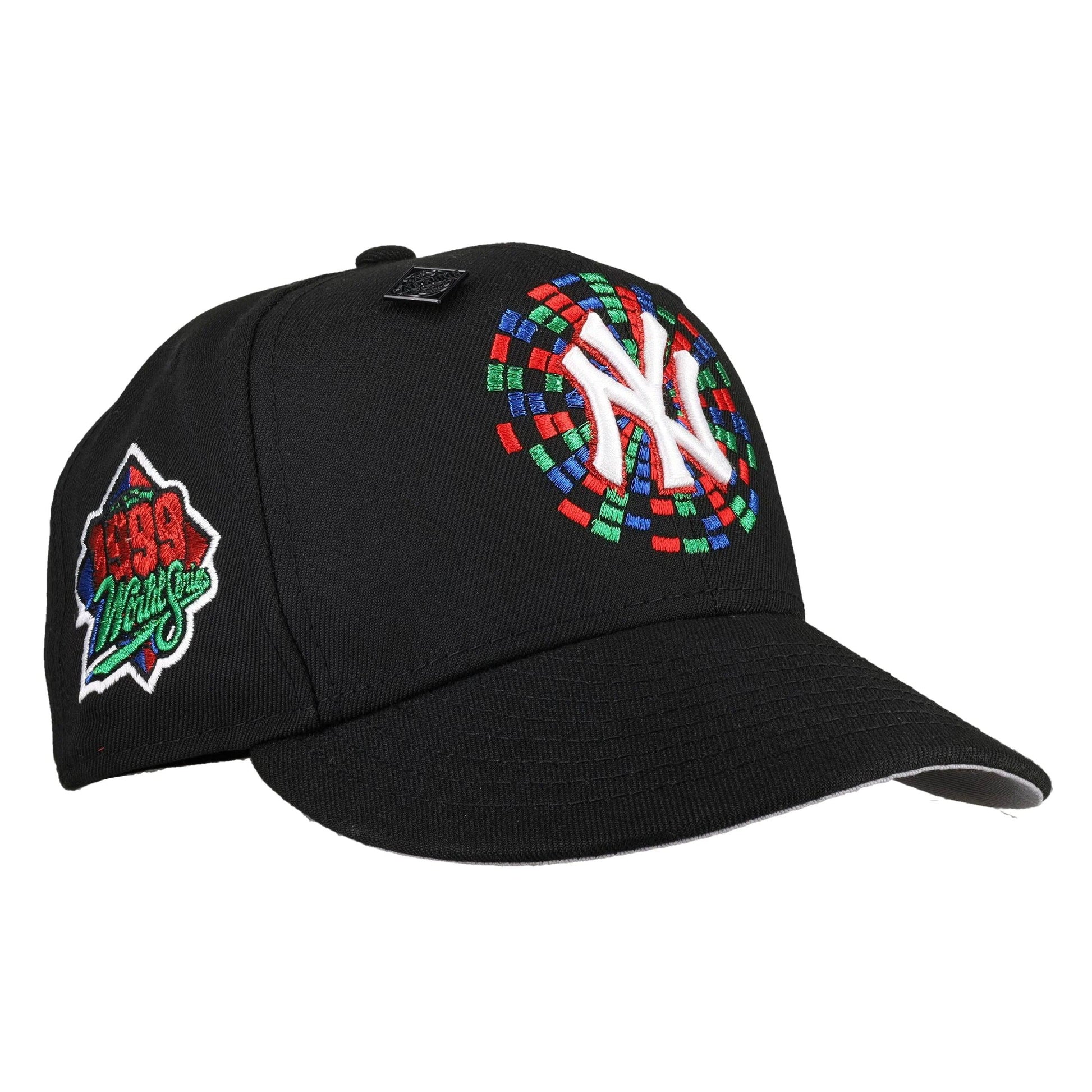 New York Yankees Black 1999 World Series Patch Fitted Hat