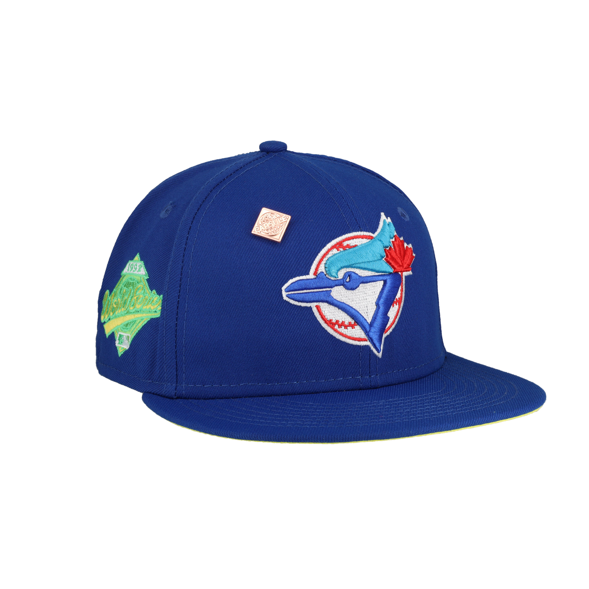 Toronto Blue Jays Citrus Pop 1992 World Series Patch Fitted Hat