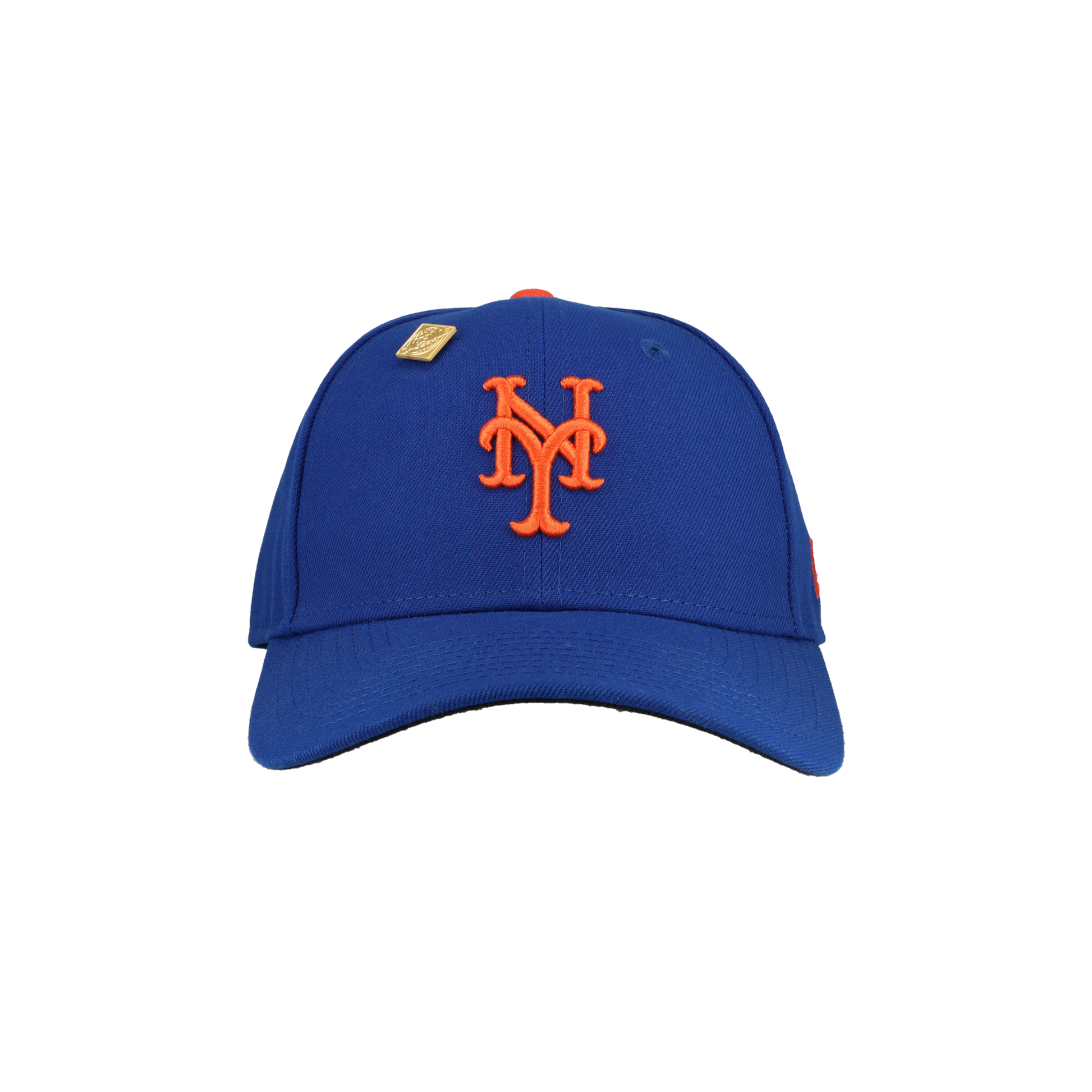 New York Mets New Era 9Forty Dad Hat Velcro (Royal/Orange)