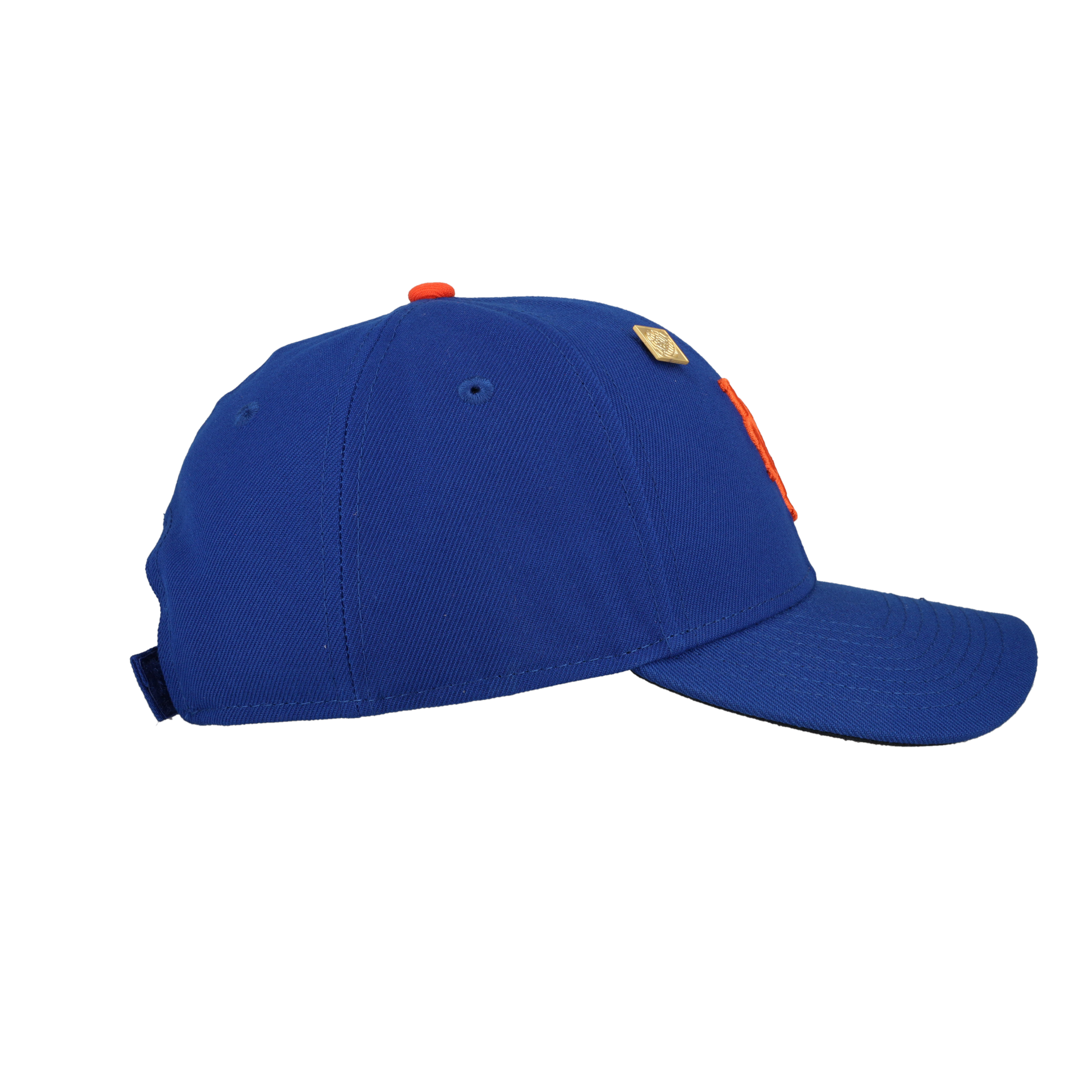 New York Mets New Era 9Forty Dad Hat Velcro (Royal/Orange)